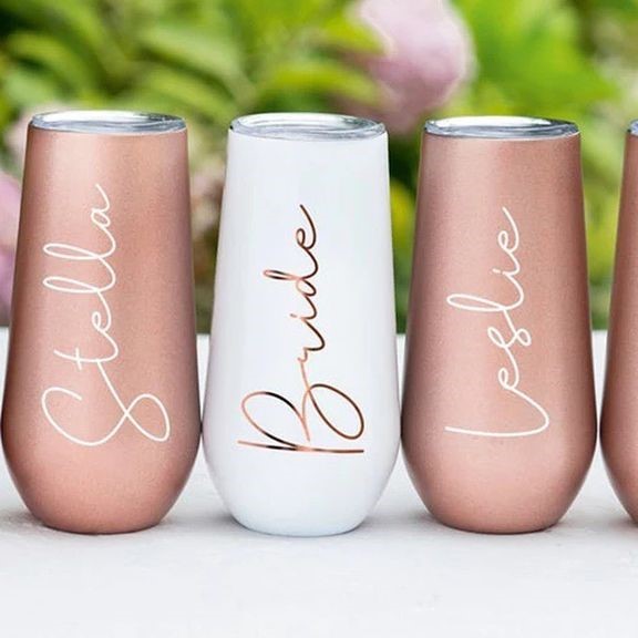 Best quality customized birthday champagne Flute Wine Tumbler birthday gift items and souvenir insulated wine tumbler printing in lagos nigeria